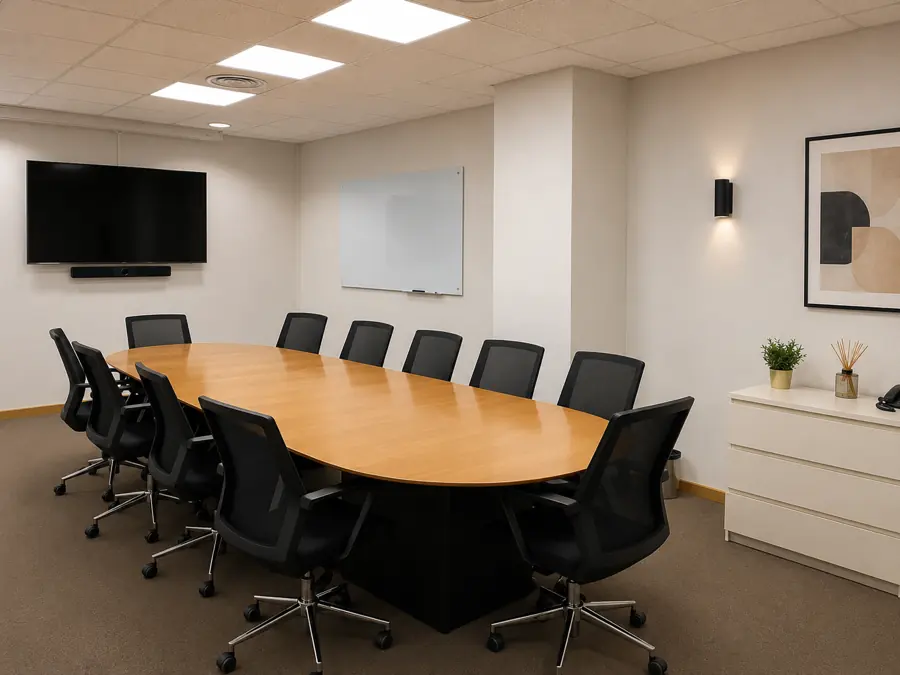 Sala de reuniones para hasta 12 personas en Independencia Cn