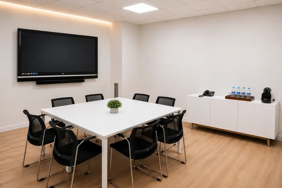 Sala de reuniones para hasta 8 personas en Independencia Cn